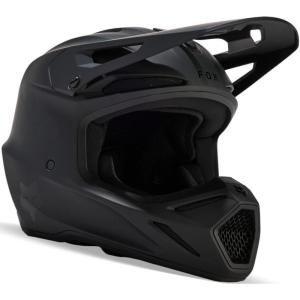 imageFox Racing Unisex V3 Motocross Dirt Bike HelmetMatte Black Solid