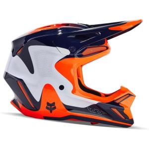 imageFox Racing Unisex V3 Motocross Dirt Bike HelmetRevise NavyOrange