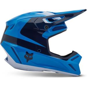 imageFox Racing Unisex V3 Motocross Dirt Bike HelmetTrue Blue Divider