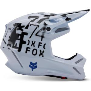 imageFox Racing Unisex V3 Motocross Dirt Bike HelmetWhite Seventy4