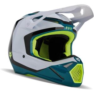imageFox Racing V1 Motocross Helmet Nitro Maui Blue Medium