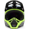 imageFox Racing Unisex V1 Motocross Dirt Bike HelmetBlackYellow Flow