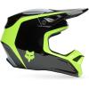 imageFox Racing Unisex V1 Motocross Dirt Bike HelmetBlackYellow Flow