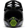 imageFox Racing Unisex V1 Motocross Dirt Bike HelmetGreyYellow Lean
