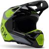 imageFox Racing Unisex V1 Motocross Dirt Bike HelmetGreyYellow Lean