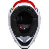 imageFox Racing Unisex V1 Motocross Dirt Bike HelmetWhiteRed Flow