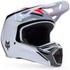 imageFox Racing Unisex V1 Motocross Dirt Bike HelmetWhiteRed Flow
