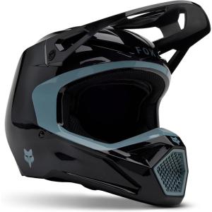 imageFox Racing Unisex V1 Motocross Dirt Bike HelmetBlack Taunt