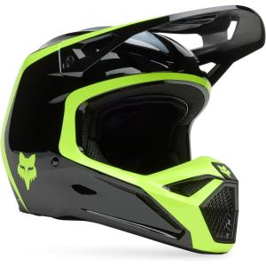 imageFox Racing Unisex V1 Motocross Dirt Bike HelmetBlackYellow Flow