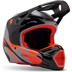 imageFox Racing Unisex V1 Motocross Dirt Bike HelmetSteel Grey Emotion