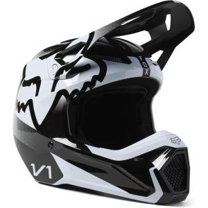 imageFox Racing Youth V1 Motocross Dirt Bike Helmet White Leed Small