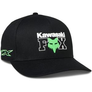 imageFox Racing Mens Standard Fox X Kawi Flexfit HatBlack