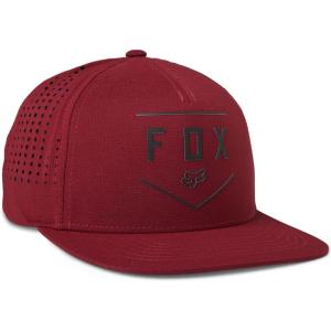 imageFox Racing Mens Standard Shield Tech Snapback HatScarlet