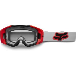 imageFox Racing Vue Motocross Goggle Stray Black  Clear LensStray GreyRed  Clear Lens