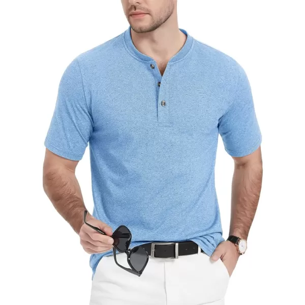 Sky Blue-cotton Blend