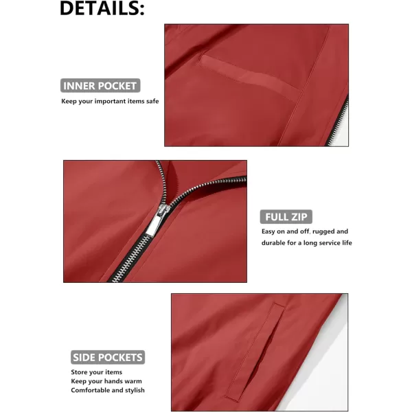 MAGCOMSEN Men‘s Bomber Jacket Lightweight Jacket Full Zip Light Windbreaker Casual Stylish Golf Jackets