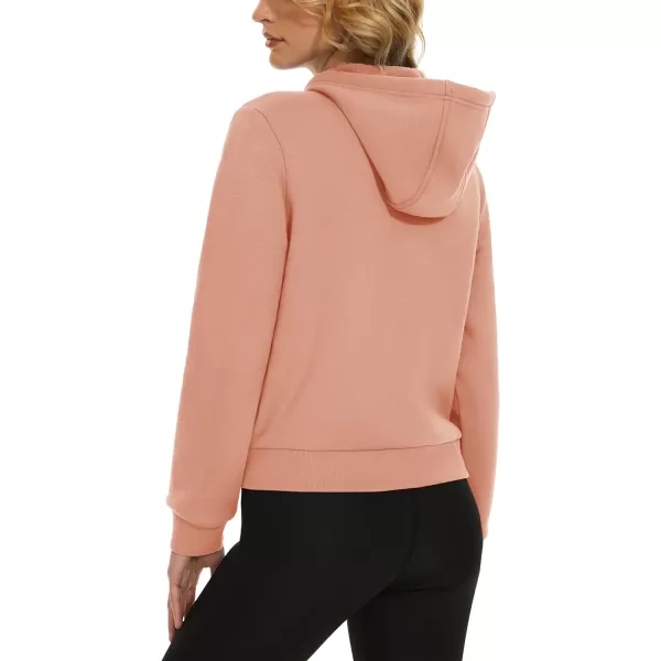 MAGCOMSEN Women's Cropped Hoodie Sweatshirt Fleece Lined Full Zip Up Jacket With Pockets
