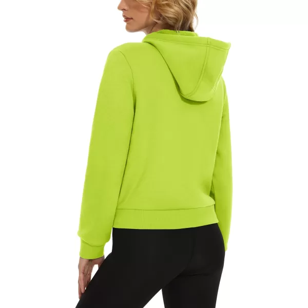 MAGCOMSEN Women's Cropped Hoodie Sweatshirt Fleece Lined Full Zip Up Jacket With Pockets