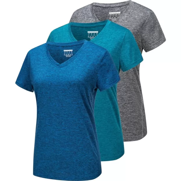 Dark Grey/Peacock Blue/Medium Blue