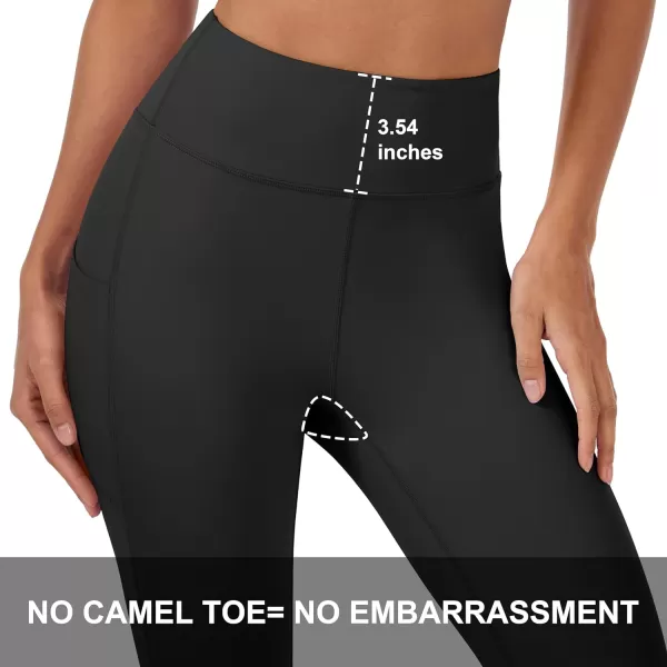 MAGCOMSEN Women's High Waisted Yoga Leggings with Pockets Tummy Control 7/8 Yoga Pants for Workout Gym Athletic
