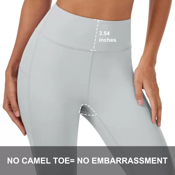 MAGCOMSEN Women's High Waisted Yoga Leggings with Pockets Tummy Control 7/8 Yoga Pants for Workout Gym Athletic