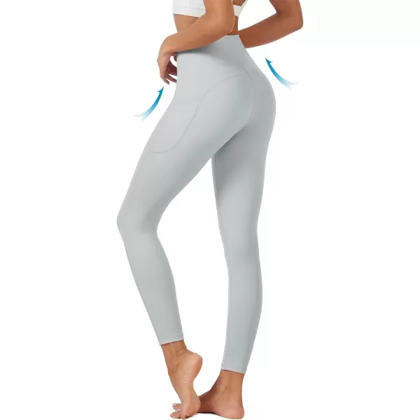 MAGCOMSEN Women's High Waisted Yoga Leggings with Pockets Tummy Control 7/8 Yoga Pants for Workout Gym Athletic
