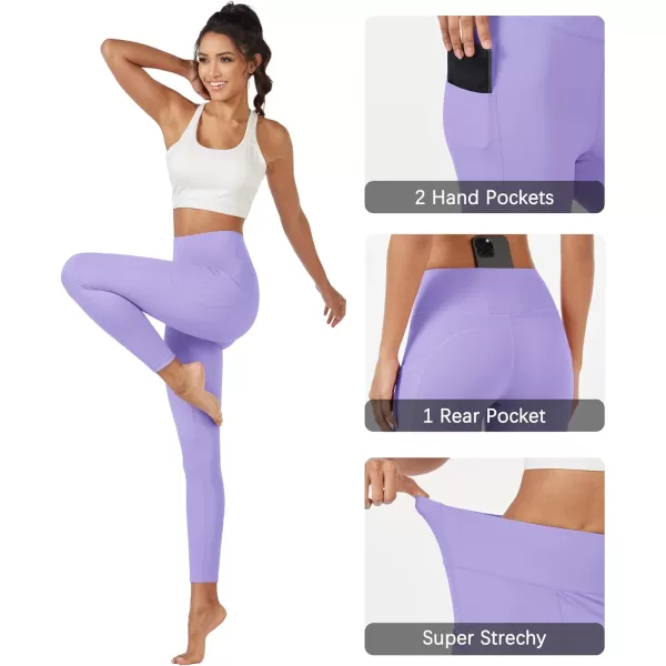 MAGCOMSEN Women's High Waisted Yoga Leggings with Pockets Tummy Control 7/8 Yoga Pants for Workout Gym Athletic