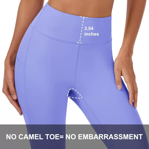 MAGCOMSEN Women's High Waisted Yoga Leggings with Pockets Tummy Control 7/8 Yoga Pants for Workout Gym Athletic