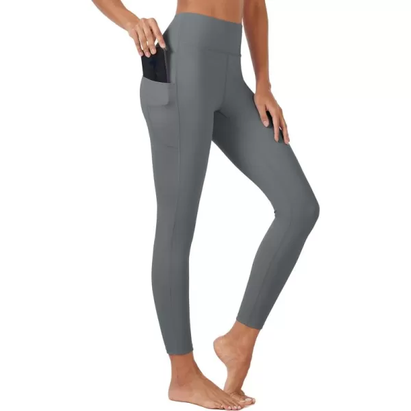 MAGCOMSEN Women's High Waisted Yoga Leggings with Pockets Tummy Control 7/8 Yoga Pants for Workout Gym Athletic