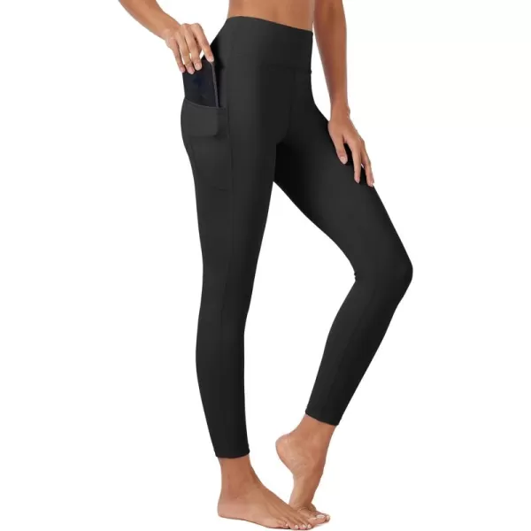 MAGCOMSEN Women's High Waisted Yoga Leggings with Pockets Tummy Control 7/8 Yoga Pants for Workout Gym Athletic