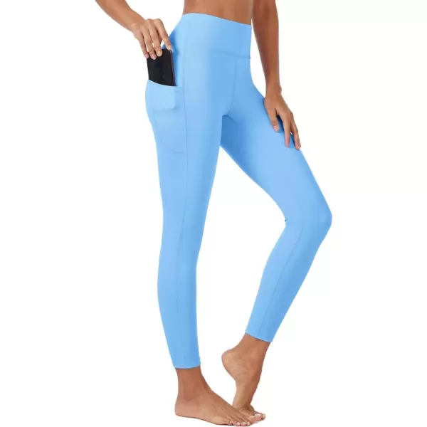 MAGCOMSEN Women's High Waisted Yoga Leggings with Pockets Tummy Control 7/8 Yoga Pants for Workout Gym Athletic