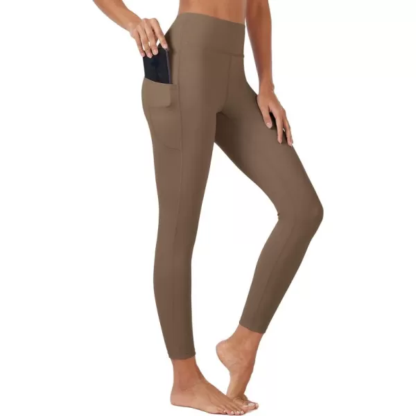 MAGCOMSEN Women's High Waisted Yoga Leggings with Pockets Tummy Control 7/8 Yoga Pants for Workout Gym Athletic