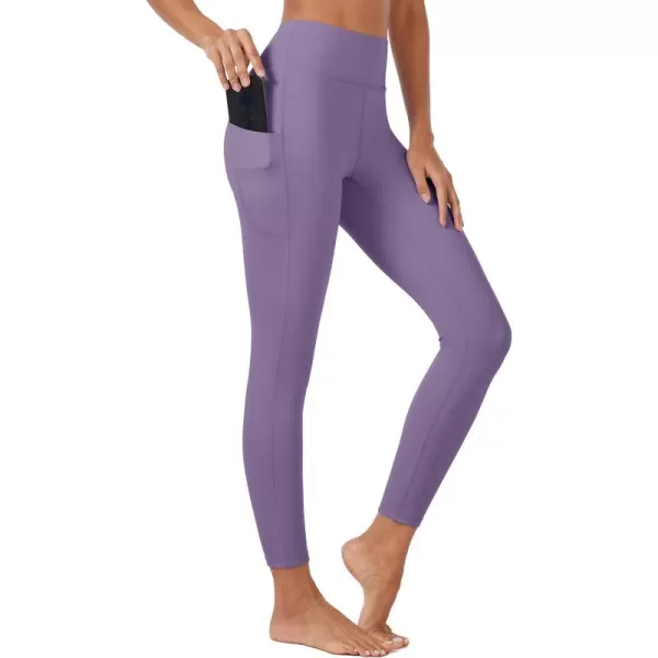 MAGCOMSEN Women's High Waisted Yoga Leggings with Pockets Tummy Control 7/8 Yoga Pants for Workout Gym Athletic