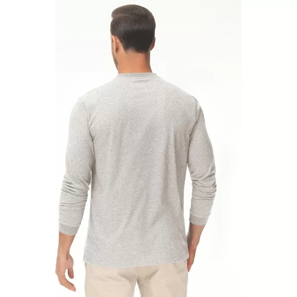 MAGCOMSEN Men's Long Sleeve Henley Shirt Fall Casual Shirt Fashion Front Placket Shirt