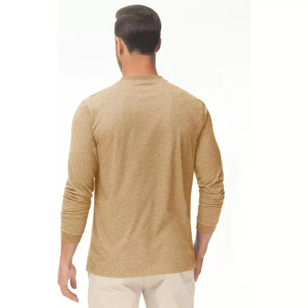 MAGCOMSEN Men's Long Sleeve Henley Shirt Fall Casual Shirt Fashion Front Placket Shirt