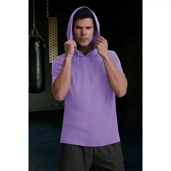 MAGCOMSEN Men's Short Sleeve Hoodie Cotton Hooded T Shirts Lightweight Sweatshirt Hoodies Pullover