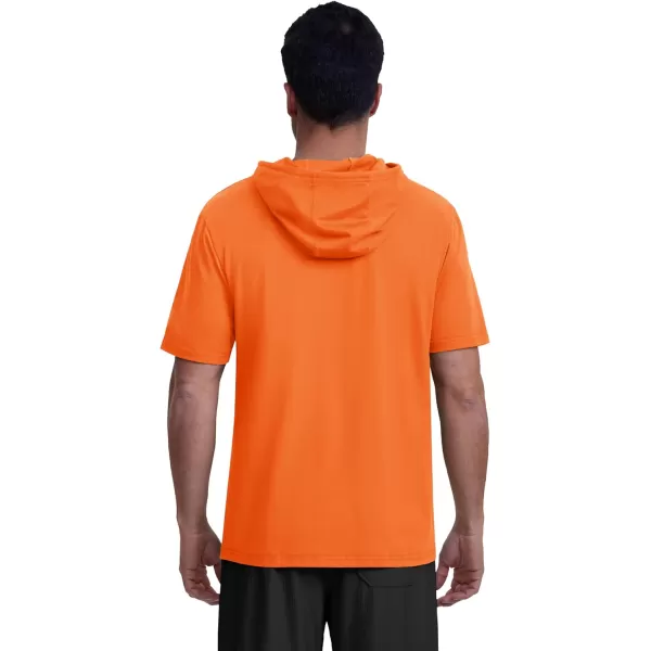MAGCOMSEN Men's Short Sleeve Hoodie Cotton Hooded T Shirts Lightweight Sweatshirt Hoodies Pullover