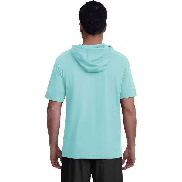 MAGCOMSEN Men's Short Sleeve Hoodie Cotton Hooded T Shirts Lightweight Sweatshirt Hoodies Pullover