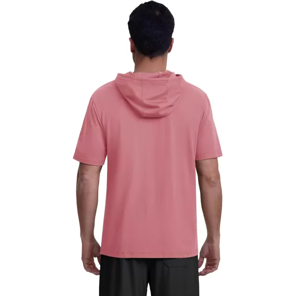 MAGCOMSEN Men's Short Sleeve Hoodie Cotton Hooded T Shirts Lightweight Sweatshirt Hoodies Pullover