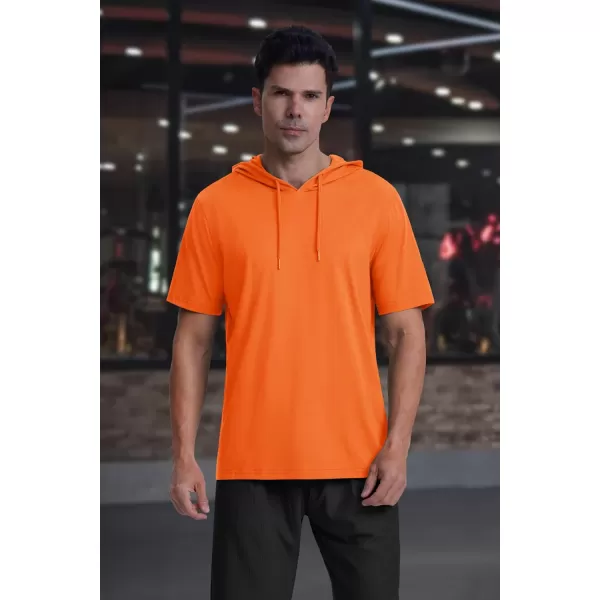 MAGCOMSEN Men's Short Sleeve Hoodie Cotton Hooded T Shirts Lightweight Sweatshirt Hoodies Pullover