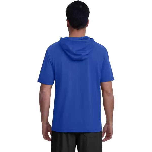 MAGCOMSEN Men's Short Sleeve Hoodie Cotton Hooded T Shirts Lightweight Sweatshirt Hoodies Pullover