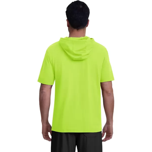 MAGCOMSEN Men's Short Sleeve Hoodie Cotton Hooded T Shirts Lightweight Sweatshirt Hoodies Pullover