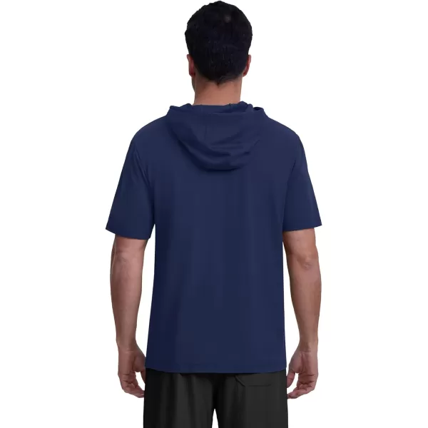 MAGCOMSEN Men's Short Sleeve Hoodie Cotton Hooded T Shirts Lightweight Sweatshirt Hoodies Pullover