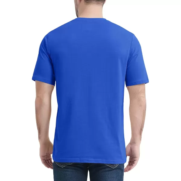 MAGCOMSEN Mens T Shirt Short Sleeve Pocket T Shirt Cotton Crewneck Tee Regular Fit Ribbed Neckline Shirt for Men