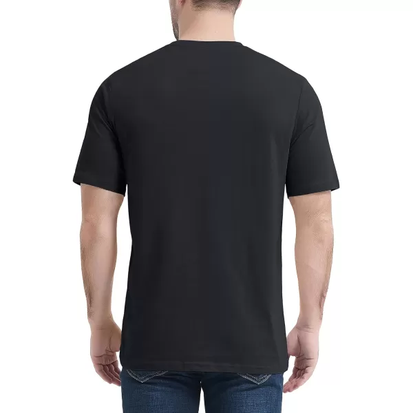 MAGCOMSEN Mens T Shirt Short Sleeve Pocket T Shirt Cotton Crewneck Tee Regular Fit Ribbed Neckline Shirt for Men