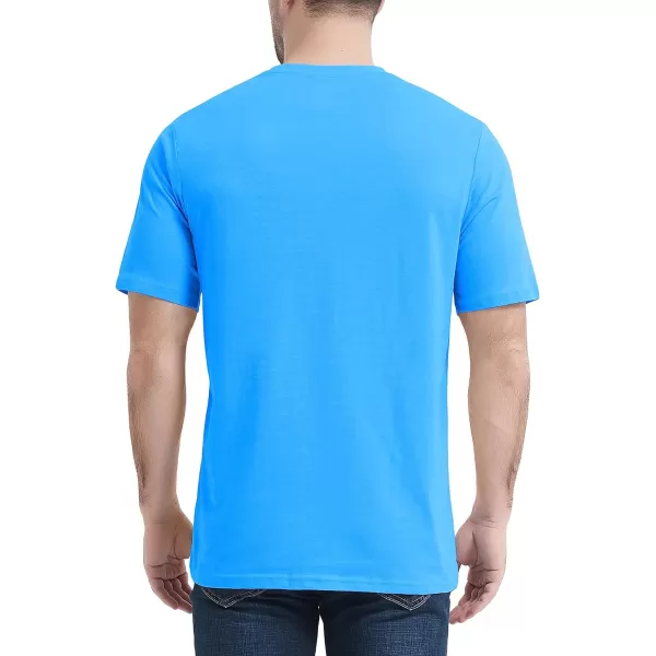 MAGCOMSEN Mens T Shirt Short Sleeve Pocket T Shirt Cotton Crewneck Tee Regular Fit Ribbed Neckline Shirt for Men