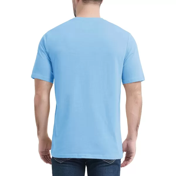 MAGCOMSEN Mens T Shirt Short Sleeve Pocket T Shirt Cotton Crewneck Tee Regular Fit Ribbed Neckline Shirt for Men
