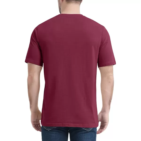 MAGCOMSEN Mens T Shirt Short Sleeve Pocket T Shirt Cotton Crewneck Tee Regular Fit Ribbed Neckline Shirt for Men