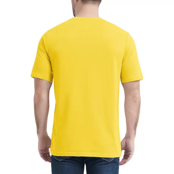 MAGCOMSEN Mens T Shirt Short Sleeve Pocket T Shirt Cotton Crewneck Tee Regular Fit Ribbed Neckline Shirt for Men