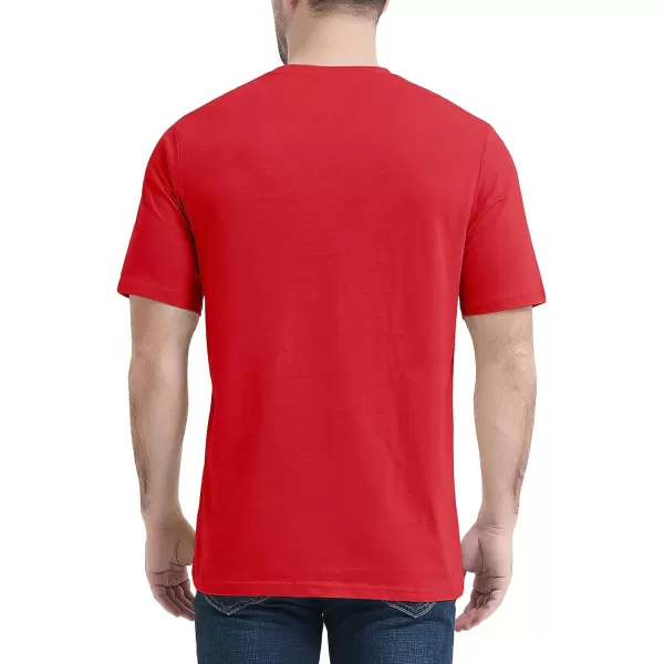 MAGCOMSEN Mens T Shirt Short Sleeve Pocket T Shirt Cotton Crewneck Tee Regular Fit Ribbed Neckline Shirt for Men